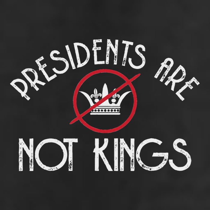 Presidents Are Not Kings Democracy America 7 Panel Mesh Trucker Snapback Hat