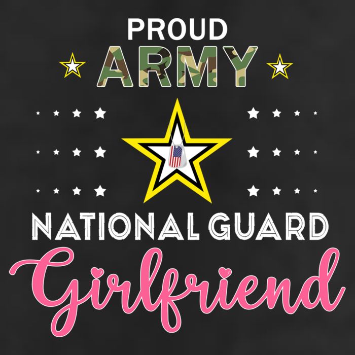 Proud Army National Guard Friend Pride Gift 7 Panel Mesh Trucker Snapback Hat
