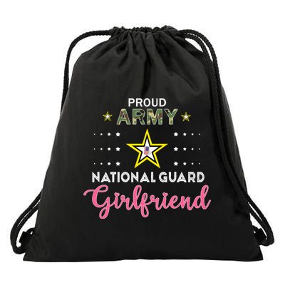 Proud Army National Guard Friend Pride Gift Drawstring Bag