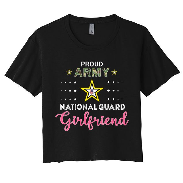 Proud Army National Guard Friend Pride Gift Crop Top