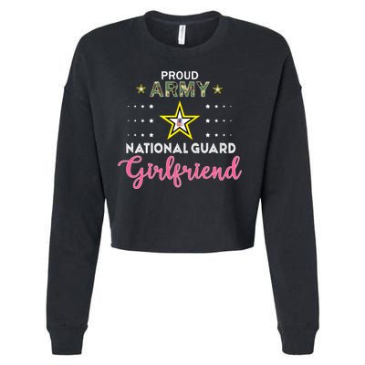 Proud Army National Guard Friend Pride Gift Cropped Pullover Crew
