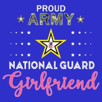 Proud Army National Guard Friend Pride Gift V-Neck T-Shirt