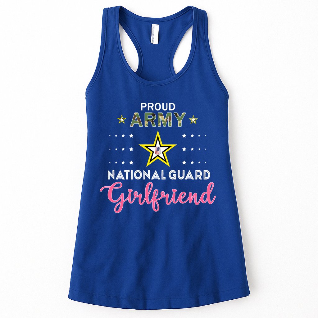 Proud Army National Guard Friend Pride Gift Womens Tank Top