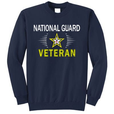 Proud Army National Guard Dad Veterans Day Gift Tall Sweatshirt