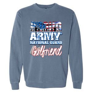 Proud Army National Guard Friend Usa Family Gift Garment-Dyed Sweatshirt