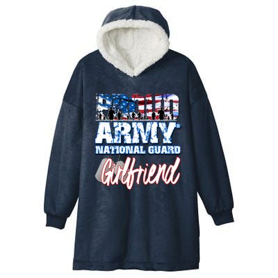 Proud Army National Guard Friend Usa Family Gift Hooded Wearable Blanket