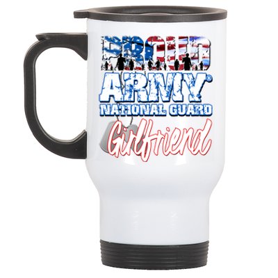 Proud Army National Guard Friend Usa Family Gift Stainless Steel Travel Mug