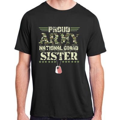 Proud Army National Guard Sister USA Military Veteran Wo Adult ChromaSoft Performance T-Shirt