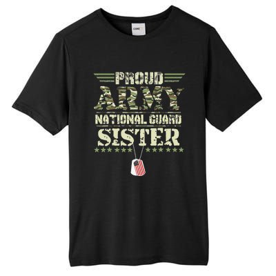 Proud Army National Guard Sister USA Military Veteran Wo Tall Fusion ChromaSoft Performance T-Shirt