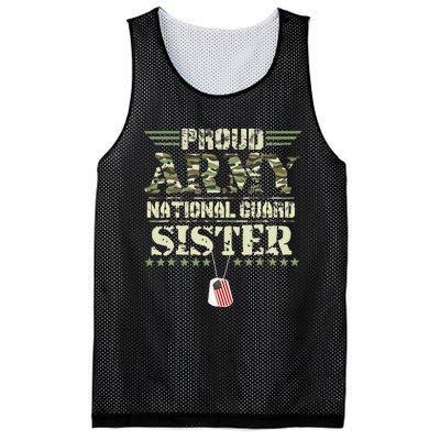 Proud Army National Guard Sister USA Military Veteran Wo Mesh Reversible Basketball Jersey Tank