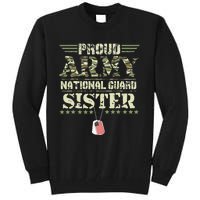 Proud Army National Guard Sister USA Military Veteran Wo Tall Sweatshirt