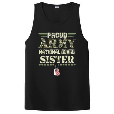 Proud Army National Guard Sister USA Military Veteran Wo PosiCharge Competitor Tank