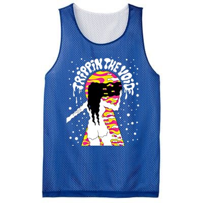 Psychedelic Abstract Nude Art Lsd Hippie Trippy Gift Idea Gift Mesh Reversible Basketball Jersey Tank