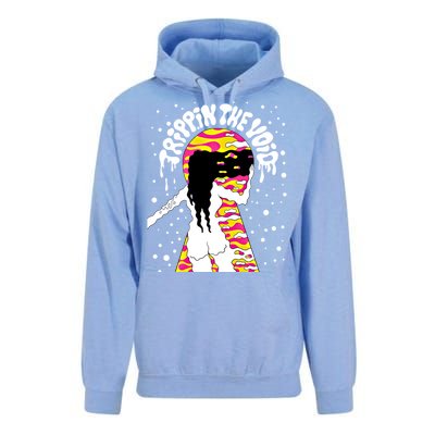 Psychedelic Abstract Nude Art Lsd Hippie Trippy Gift Idea Gift Unisex Surf Hoodie