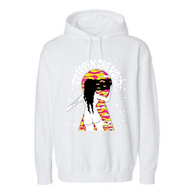 Psychedelic Abstract Nude Art Lsd Hippie Trippy Gift Idea Gift Garment-Dyed Fleece Hoodie