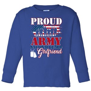 Proud Army National Guard Friend Tee U S Military Gift Cool Gift Toddler Long Sleeve Shirt