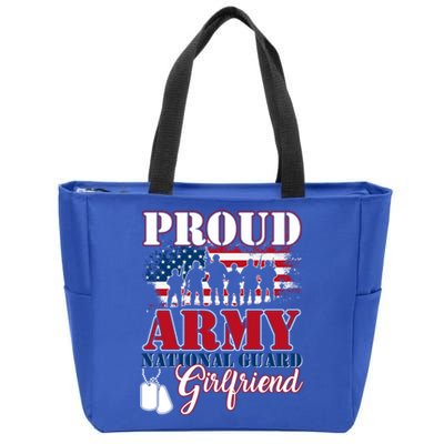 Proud Army National Guard Friend Tee U S Military Gift Cool Gift Zip Tote Bag