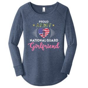 Proud Army National Guard Friend Valentines Day Pride Gift Women's Perfect Tri Tunic Long Sleeve Shirt