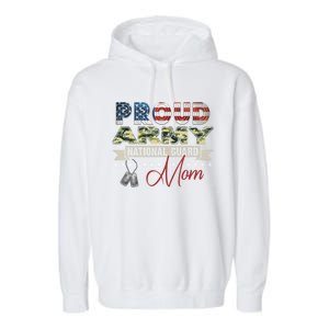 Proud Army National Guard Mom Mothers Day Gift Garment-Dyed Fleece Hoodie