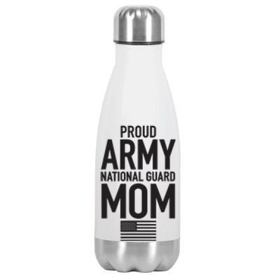 Proud Army National Guard Mom Usa Mothers Day Military Stainless Steel Insulated Water Bottle