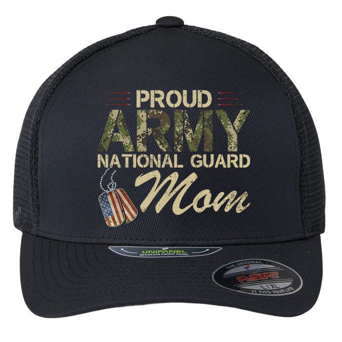 Proud Army National Guard Mom Mothers Day Flexfit Unipanel Trucker Cap