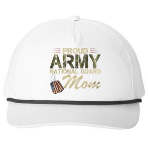 Proud Army National Guard Mom Mothers Day Snapback Five-Panel Rope Hat