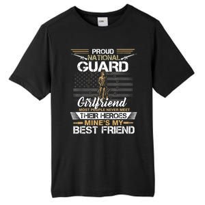 Proud Army National Guard Girlfriend Flag U.S Military Tall Fusion ChromaSoft Performance T-Shirt