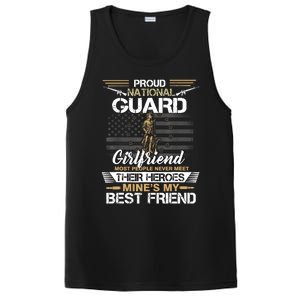 Proud Army National Guard Girlfriend Flag U.S Military PosiCharge Competitor Tank