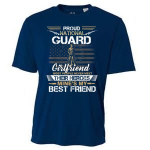 Proud Army National Guard Girlfriend Flag U.S Military Cooling Performance Crew T-Shirt