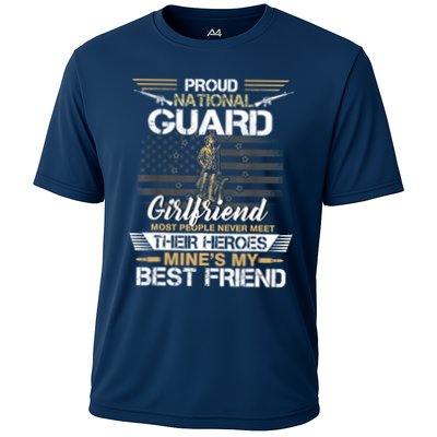 Proud Army National Guard Girlfriend Flag U.S Military Performance Shirt
