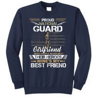 Proud Army National Guard Girlfriend Flag U.S Military Sweatshirt