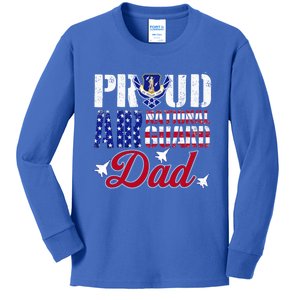 Proud Air National Guard Dad Meaningful Gift Air Force Fathers Day Gift Kids Long Sleeve Shirt