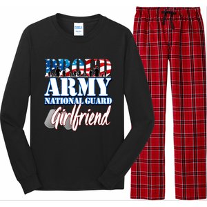 Proud Army National Guard Friend Usa Military Gift Long Sleeve Pajama Set