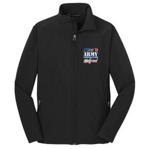 Proud Army National Guard Friend Usa Military Gift Core Soft Shell Jacket