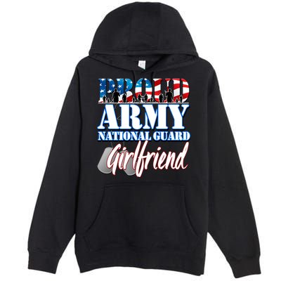 Proud Army National Guard Friend Usa Military Gift Premium Pullover Hoodie