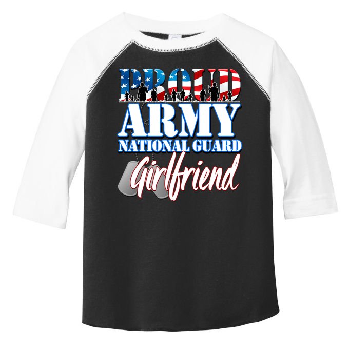 Proud Army National Guard Friend Usa Military Gift Toddler Fine Jersey T-Shirt