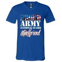 Proud Army National Guard Friend Usa Military Gift V-Neck T-Shirt