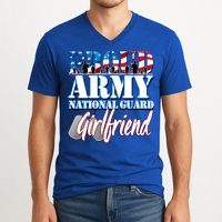 Proud Army National Guard Friend Usa Military Gift V-Neck T-Shirt