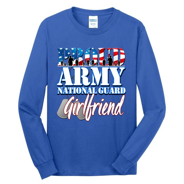 Proud Army National Guard Friend Usa Military Gift Tall Long Sleeve T-Shirt