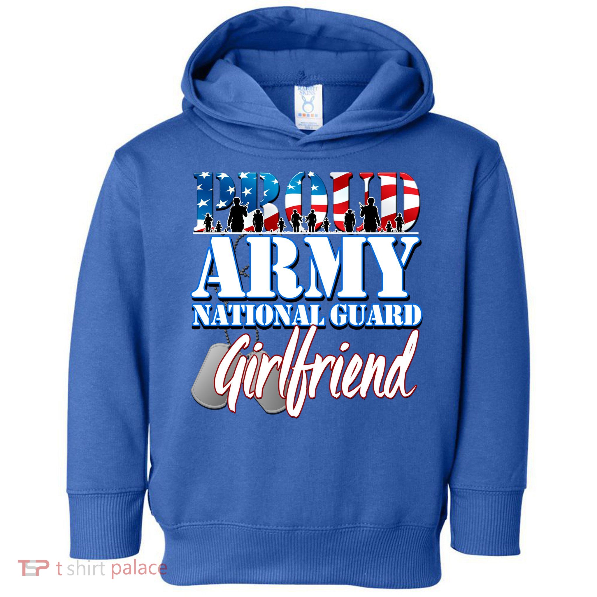 Proud Army National Guard Friend Usa Military Gift Toddler Hoodie