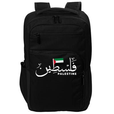 Palestine Arabic Name Palestine Flag Impact Tech Backpack