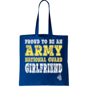 Proud Army National Guard Friend Us Flag Military Couple Gift Tote Bag