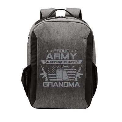 Proud Army National Guard Grandma With American Flag Vector Backpack
