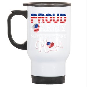 Proud Army National Guard Mom Funny Gift Stainless Steel Travel Mug