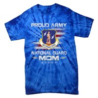 Proud Army National Guard Mom Veteran Flag Military Vintage Gift Tie-Dye T-Shirt