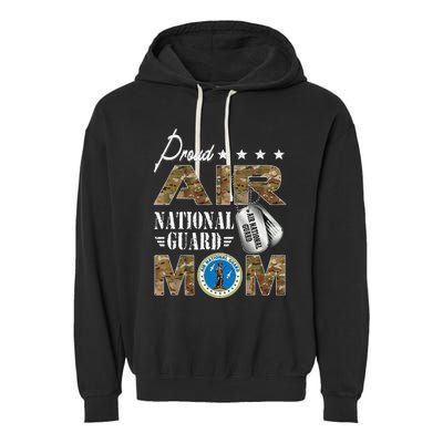 Proud Air National Guard Mom Air National Guard Mom Garment-Dyed Fleece Hoodie