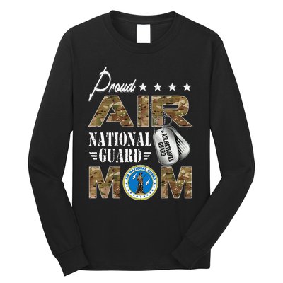 Proud Air National Guard Mom Air National Guard Mom Long Sleeve Shirt