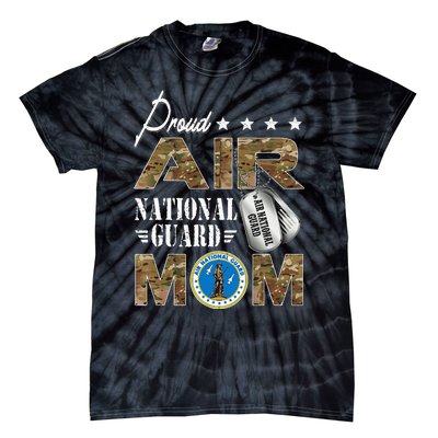 Proud Air National Guard Mom Air National Guard Mom Tie-Dye T-Shirt