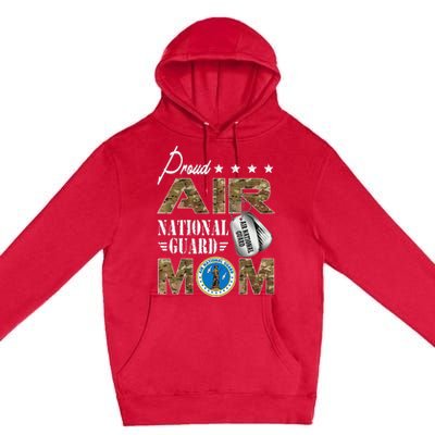 Proud Air National Guard Mom Air National Guard Mom Premium Pullover Hoodie