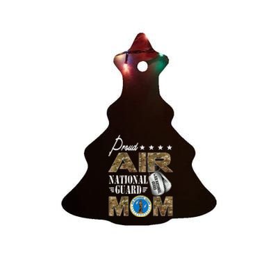 Proud Air National Guard Mom Air National Guard Mom Ceramic Tree Ornament